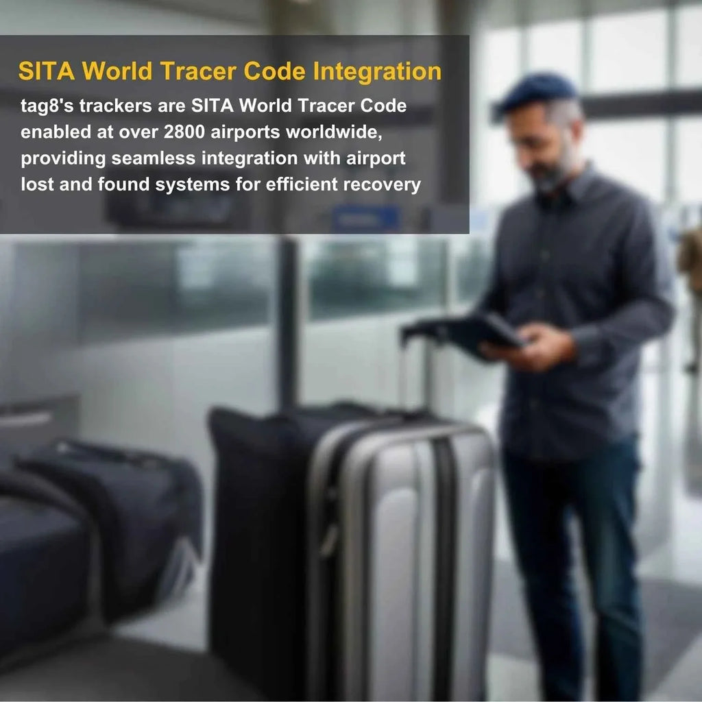 Smart Bag Security Tag - Monaco [Pack 2]