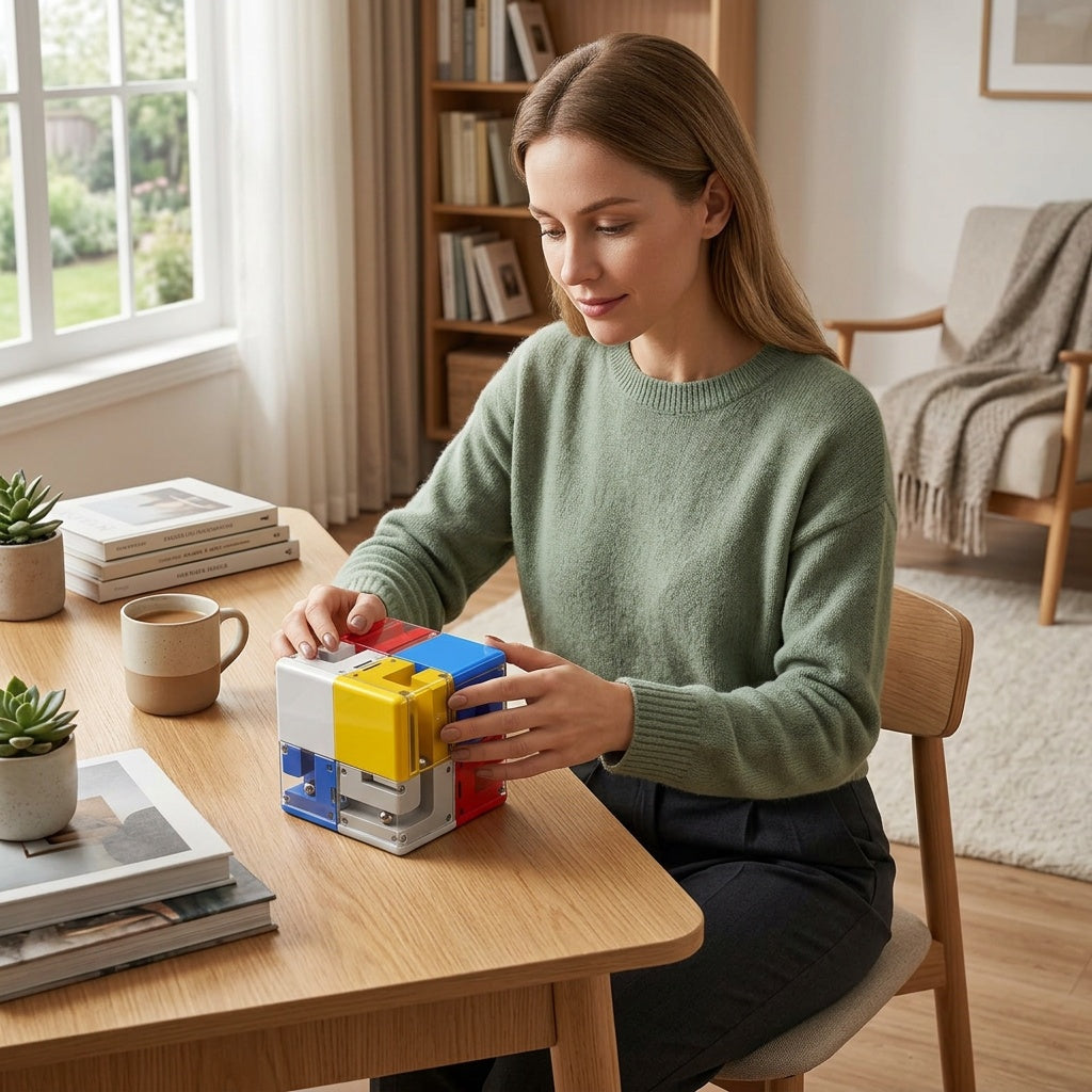 3D Maze Cube Puzzle