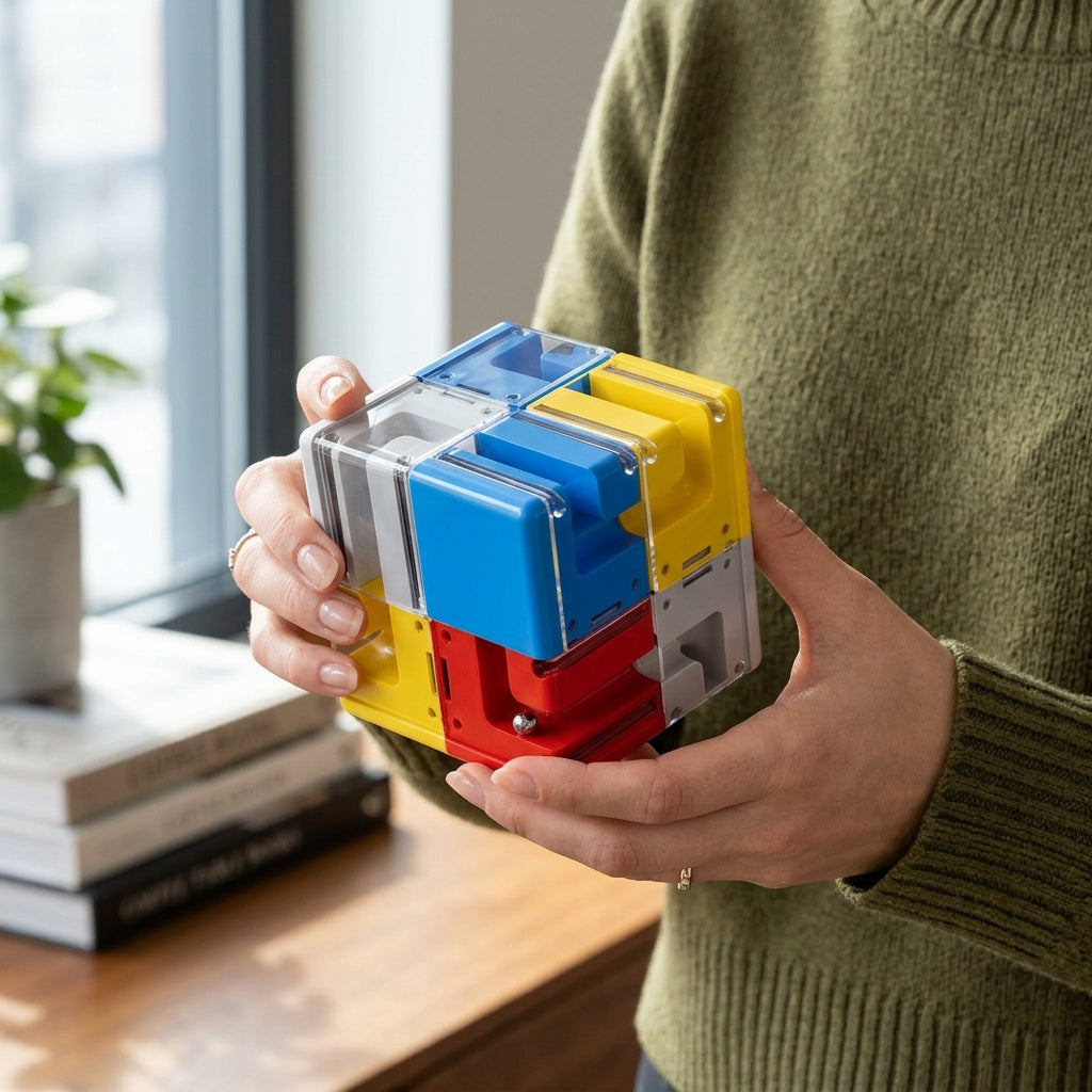 3D Maze Cube Puzzle