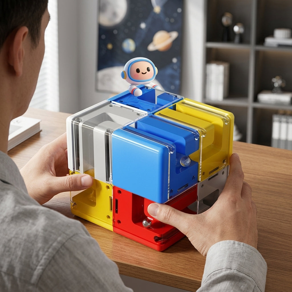 3D Maze Cube Puzzle