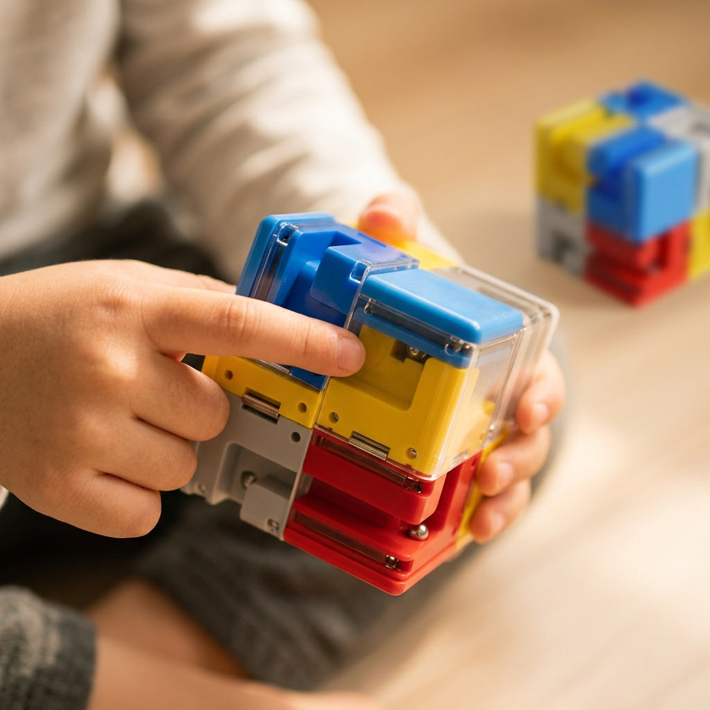 3D Maze Cube Puzzle